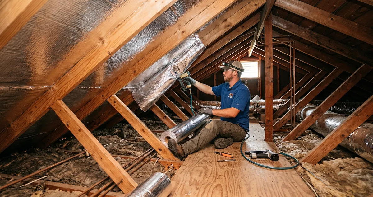 DFW Attic Radiant Barrier Installation | Lower AC Bills
