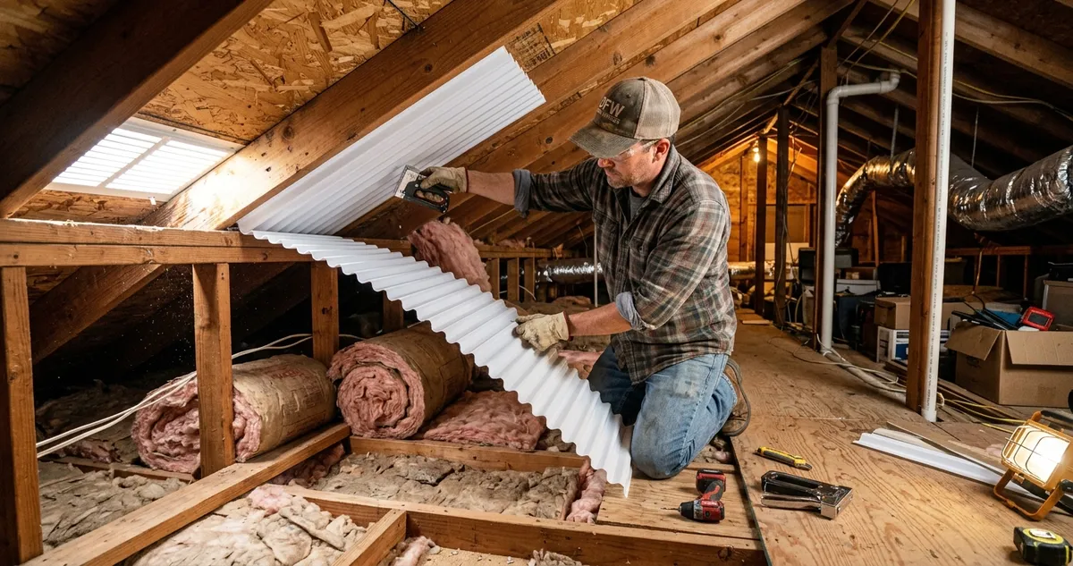 DFW Attic Insulation: Install Baffles for Lower AC Bills